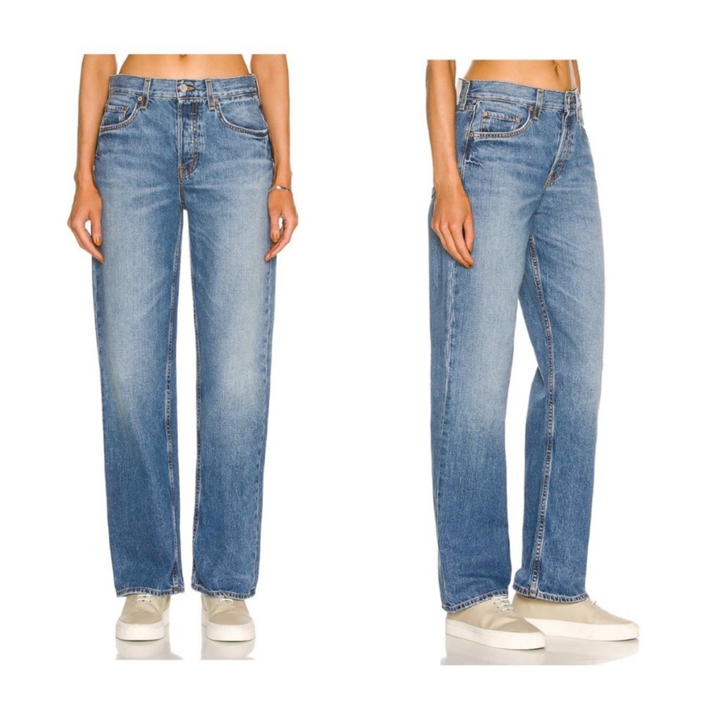 GRLFRND denim Bella Low Rise Boyfriend Jeans in Los Feliz Size 27 NWT